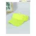 Neon color running cap golf hat tennis cap fitness Half hat neon green cap. 