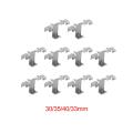 10Pcs Solar Panel Drainage Clip Clamp Photovoltaic Panel Water Guide Clamp Roof Solar Panel Frame Cleaning Clips Mud Clamp.