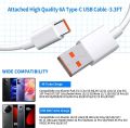 Original Xiaomi 67W 55W 33W USB Type C Turbo Charger Cable For Mi 6A Type-C Fast Charging Data Cable Fast charging, Fast transmission, Stronger compatibility Mi Turbo Charge Type C Cable. 