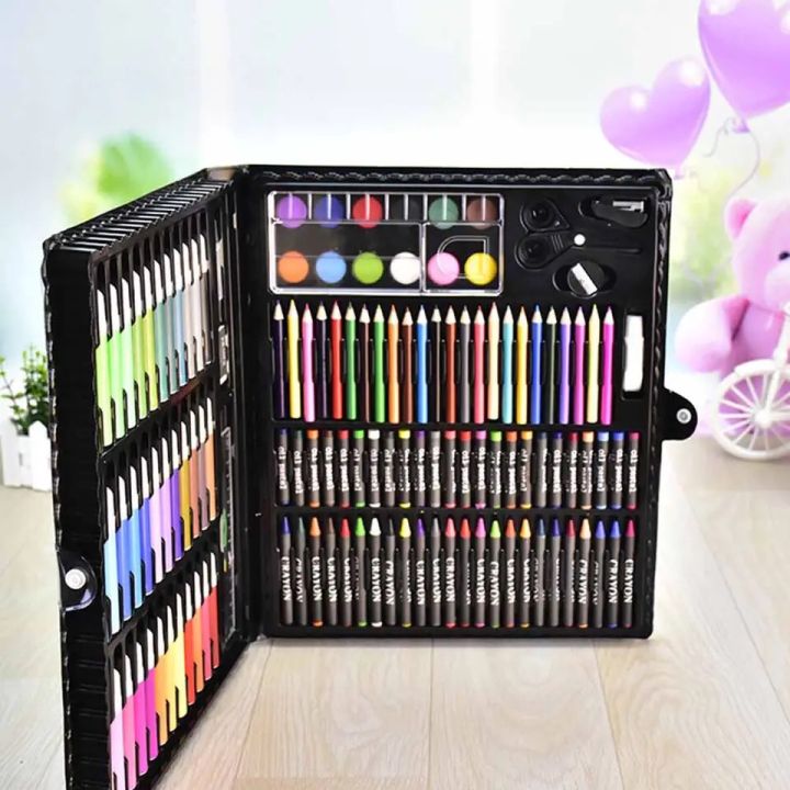 150%20Pcs%20Kids%20Art%20Set%20Children%20Drawing%20Set%20Water%20Color%20Pen%20Crayon%20Oil%20Pastel%20Painting%20Drawing%20Tool%20Art%20Supplies%20Stationery%20Set%20-%20Image%203