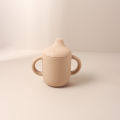 New solid 180ML Baby Silicone Sippy Cup BPA-Free Portable Feeding Cup Portable Learning Hand Shank Drinking Water training Cups.