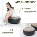 Inflatable Lounge Chair with Footrest, Portable Inflatable Seats, Flocked Sofa, Inflatable Chair, Lazy Inflatable Single Sofa Bed for Indoor and Outdoor. 