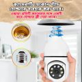 3MP Wifi Wireless Light Bulb Camera with 90days warranty [Apps:V380]. 