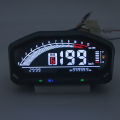 Digital Motorcycle Speedometer Dashboard Panel LCD Display Speed Meter Tachometer RPM Fuel Gauge Odometer For 1,2,4 Cylinders. 