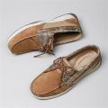 Men's Plus Size Luxury Boat Loafers - Premium PU Upper, Breathable Lining, Soft Insoles, Anti-Slip Sole, Lightweight & Comfortab. 