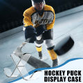 Clear Hockey Puck Display Case Acrylic Hockey Puck Display Stand Sports for 3 Pucks Hockey Puck Holder Storage Decoration Gift. 