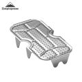 CAMPINGMOON Outdoor Camping Aluminum Lunch Box Bottom Net,Thick Stainless Steel Steaming Net for Picnicking,High Steaming Slices.