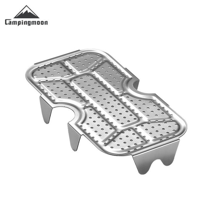 CAMPINGMOON%20Outdoor%20Camping%20Aluminum%20Lunch%20Box%20Bottom%20Net,Thick%20Stainless%20Steel%20Steaming%20Net%20for%20Picnicking,High%20Steaming%20Slices%20-%20Image%202