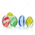 Multi Coloured Large Sized Glass Marbles. 