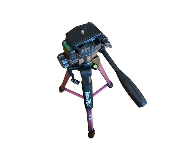 "Heavy%20Duty%20NP680%20Purple%20Camera%20Tripod%20Stand%20for%20Canon,%20Nikon,%20Sony%20DSLR%20-%20Professional%20Stable%20Support"%20-%20Image%209