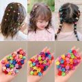 50Pcs Girls Cartoon Hair Clips Cute Small Claw Clips Flower Star Design Children's Fashion Hair Accessories Sweet Hairpin.