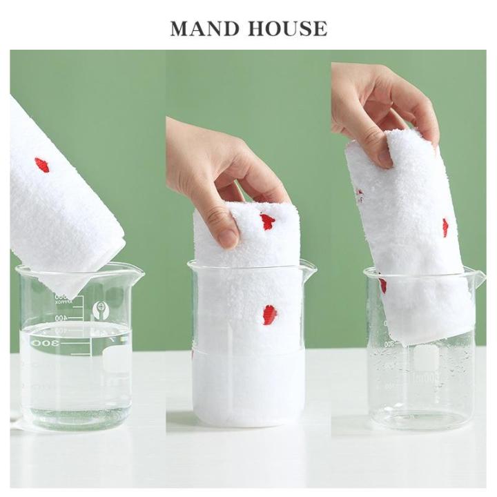 30x30cm%20Cartoon%20Small%20Embroidery%20Pure%20Cotton%20Household%20Soft%20Non-linting%20Bathroom%20Adult%20Face%20Hand%20Towel%20-%20Image%203