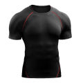 2023 Compression T Shirt Men Summer Sportswear Running T-shirt Elastic Quick Dry Sport Tops Tee Athletic Gym Workout Shirts Men. 