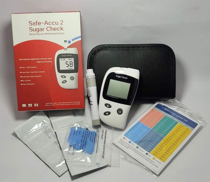 Sugar Check Blood Glucose Meter Full Set