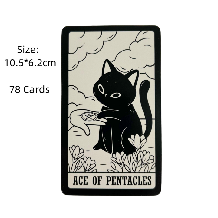 Cats Kitten Tarot Deck Cards Game Divination Deck English Versions ...