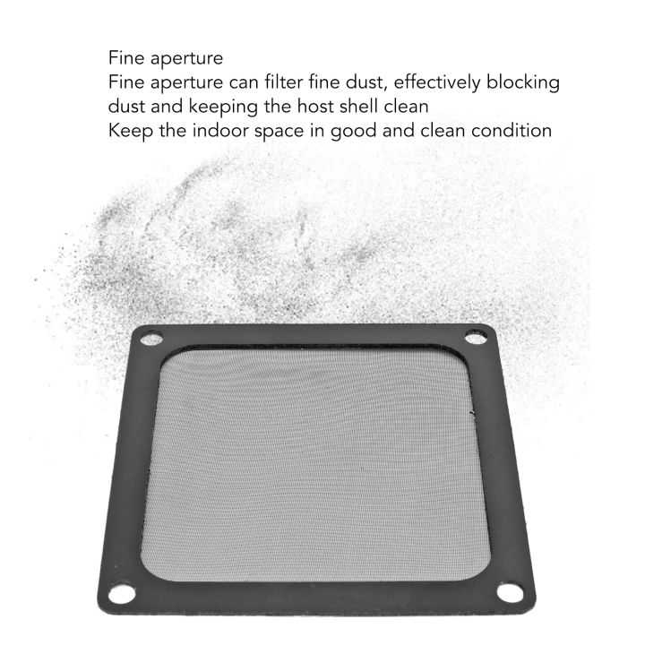 5Pcs%2080x80mm%20PC%20Computer%20Case%20Cooler%20Fan%20Dust%20Filter%20Magnetic%20Frame%20Dustproof%20PC%20Fan%20Dust%20Filter%20Mesh%20Black%20-%20Image%205