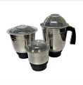 3 in 1 grinder mixer cup set heavy duty small cup, medium cup and large cup. 