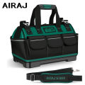 AIRAJ 2023 New Electrician Tool Bag with Reflective Strip Oxford Cloth Wear-resistant Multi-Pocket Waterproof Storage Hand bag. 