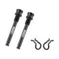 MUQZI 2pcs Titanium Bolts Bicycle Disc Brakes Caliper Lightweight Mounting Screws Road MTB Disc Brake Pad Bolts with Fixing Clip. 
