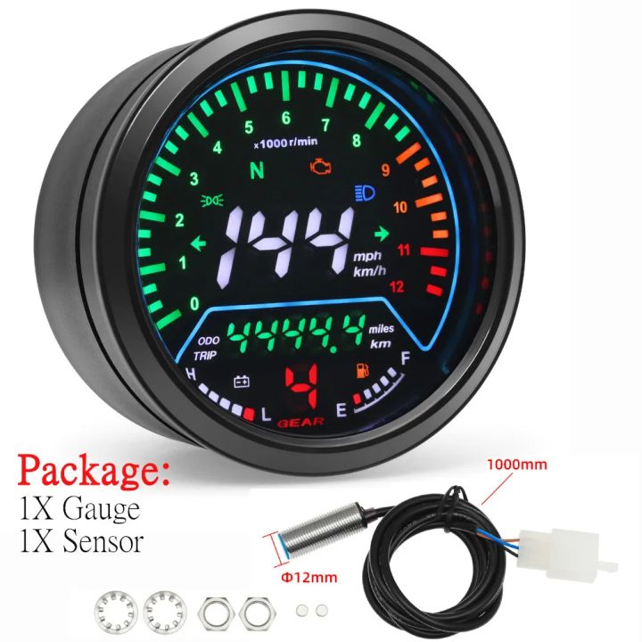 Motorcycle%20Instrument%20Universal%20Speedometer%20Digital%20Dashboard%20Meters%200~12000R/Min%20Tachometer%20with%20Gear%20Fuel%20Level%20Voltage%20Meter%20-%20Image%208
