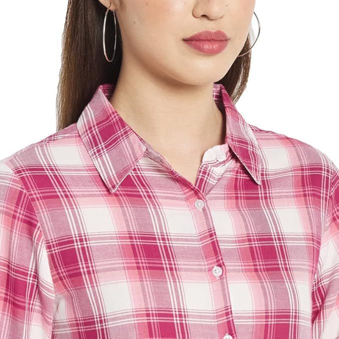 FASHIONABLE CHECK SHIRT FOR GIRLS AND WOMEN