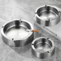 Antique Stainless Steel Metal Cigar Ashtray For indoor Outdoor use. 