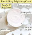 Whitening night cream. 