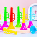 12PC Colorful Mini Blowing Trumpet Musical Instruments Kids Birthday Baby Shower Party  Toys Christmas Carnival Party Prizes. 