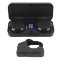 Motorcycle Helmet Speakers HiFi Sound Motorcycle Bluetooth Headset 50 Hours Battery Life for Outdoor Sports Skiing Climbing.