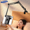 Tablet Holder for Bed with 90cm Metal Arm iPad Stand Tablet Bracket 360° Rotating Bed Phone Mount for 4.5~12.9 inch Phone Tablet.