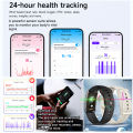 2026New No Screen Smart Watch Men Woman Sports Outdoors Fitness Heart Rate Monitor IP68 Waterproof Call Reminder Smart Wristband.