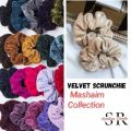 6 pcs Velvet Scrunchie for Volumize Hijab Jura Scrunchie Hair ties Hands Scrunchie for Women and girls. 