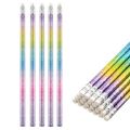 12PCS Starry Sky Rainbow Pencil HB Gradient Cute Pencils Colorful Drawing Pencil Set For Kids Student Sketching School Supplies. 