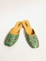 Girls Beautiful Gorgeous Rajsthani Half Nagra Shoes | Half Nagra.