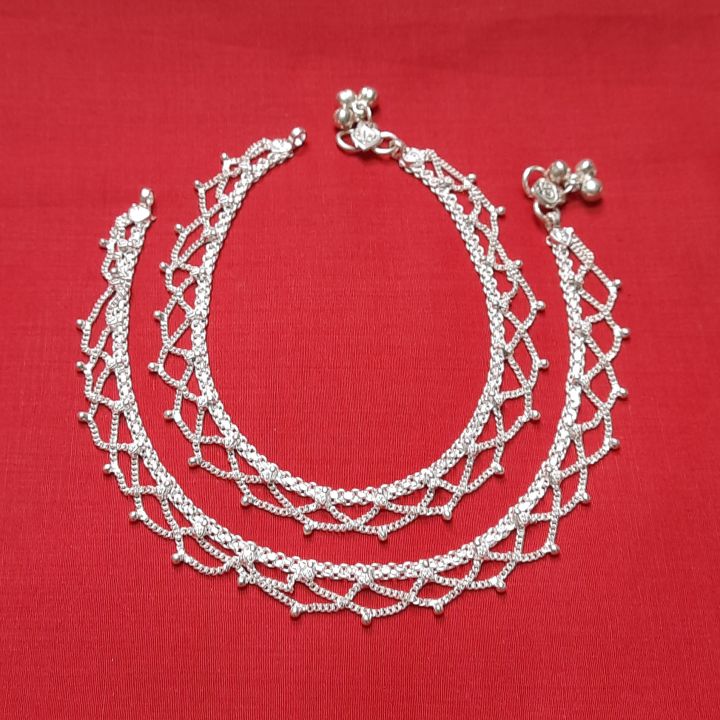 No.47%20Silver%20Classic%20Design%20Pauju%20/%20Anklet%20For%20Women,%202.92%20Tola%20-%20Sp%20Jewellers%20-%20Image%203