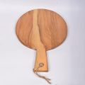 Round Wood Cutting Board with Handle for Chopping and Serving Charcuterie, Cheese, Pizza, Bread SULTAN'S EMPIRE. 