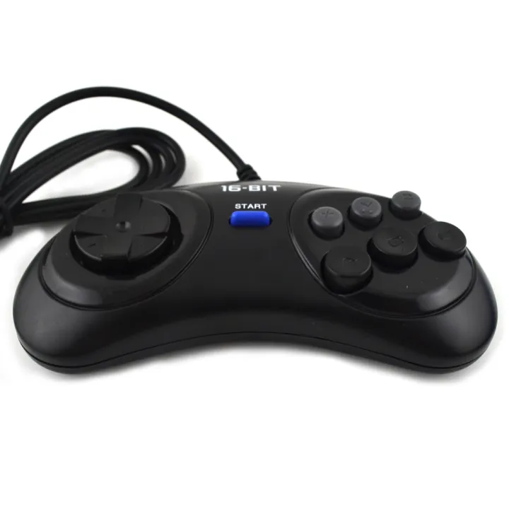 1-2%20Pcs%20Black%20Gamepad%20Controller%20For%20Sega%20Mega%20Drive%209%20Pin%206%20Buttons%20Gamepads%20for%20Sega%20Genesis%2016%20bit%20video%20game%20console%20-%20Image%202