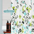 1pc tropical leaves with birds Popular Shower Curtain Waterproof PEVA Botanical Bathroom Decor.