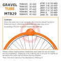 CYCLAMI Gravel Bicycle Inner Tube Ultralight 700c MTB 29 TPU Material Tire 45mm 65mm Length French Valve Portable Super Light. 