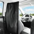 Car Privacy Curtains Universal Divider Curtain Between Rear Seat Auto Blackout Sun Shades Side Window Covers.
