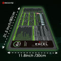 EXCO Excel Mouse Pad Large Shortcuts Keyboard Mousepad Office Cheat Sheet Desk Mat with Stitched Edge Non-Slip Rubber Base. 