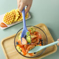 1PC Silicone Flat Head Shovel Integrated all Inclusive Salad Spoon non Stick Pot Spatula Silicone Kitchen Utensils. 