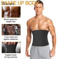 Vensslim Men Body Shaper Waist Trainer Slimming Belt Compression Corset Workout Sauna Sweat Bands Fitness Fat Burner Trimmer. 