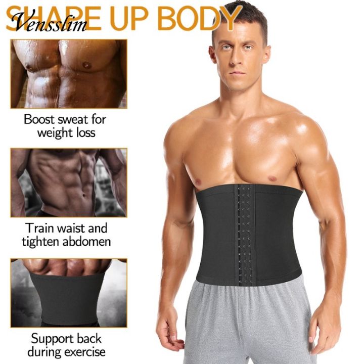 Vensslim%20Men%20Body%20Shaper%20Waist%20Trainer%20Slimming%20Belt%20Compression%20Corset%20Workout%20Sauna%20Sweat%20Bands%20Fitness%20Fat%20Burner%20Trimmer%20-%20Image%205