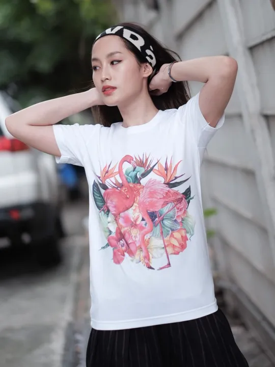 Iconic%20Fleming%20T-SHIRT%20#5666%20Flamingo%20floral%20print%20T-shirt%20women's%20clothing%20women's%20T%20shirt%20men%20T-shirt%20fashion%20T%20shirt%20White%20-%20Image%205