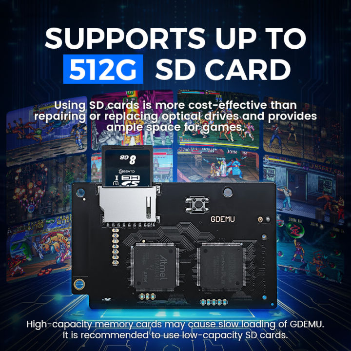 New%20GDEMU%205.15b%20DC%20VA1%20Optical%20Drive%20Emulation%20Board%20and%20Remote%20Card%20Mount%20Kit%20For%20SEGA%20Dreamcast%20gdemu%20DC%20VA1%20Game%20Console%20-%20Image%202
