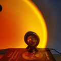 Led USB Sunset Lamp Projector Home Decor Night Light Portable Mood Light For Bedroom Living Room Wall Photography Neon Lights. 