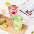 50/100PCS Disposable Transparent Plastic Cups Household Drinking Cups Fruit Juice Coffee Ice Cream Birthday Wedding Party.