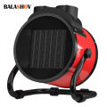 Electric Heating Fan 2000W Portable Space Heater Adjustable Thermostat 2 Heat Settings + Fan Mode Overheat & Tip-Over Protection. 