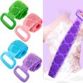 Body Scrubber Bath Brush Silicone Exfoliating Shower Brush Bath Belt Body Scrub Back Massage Brush Cleaning Strap Bathing Tools. 